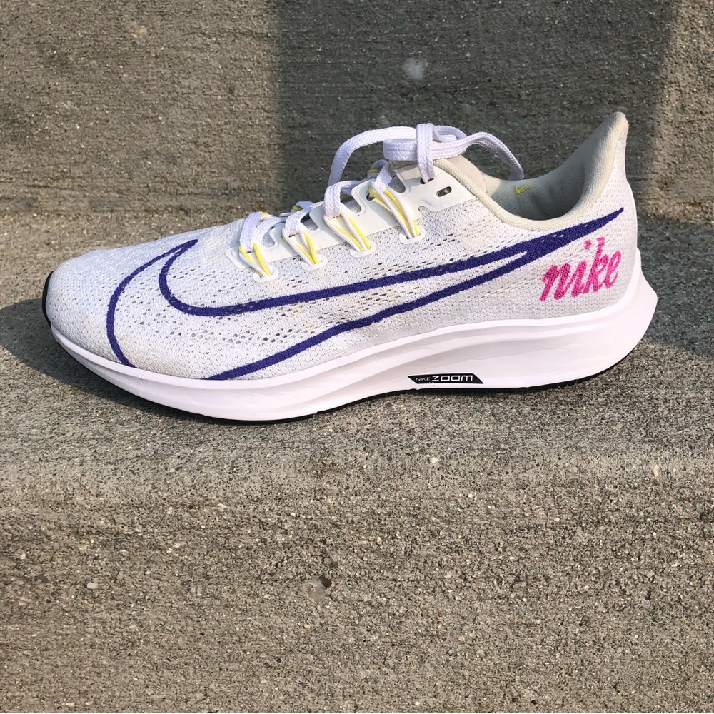 Nike Sneakers WMNS Air Zoom Pegasus 36 White Psychic Purple 7.5 - Picture 14 of 16